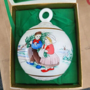 Vintage Noritake Christmas Ornament Limited Edition